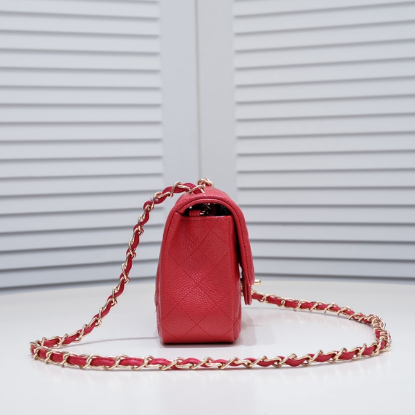 シャネルバッグ背面デザイン